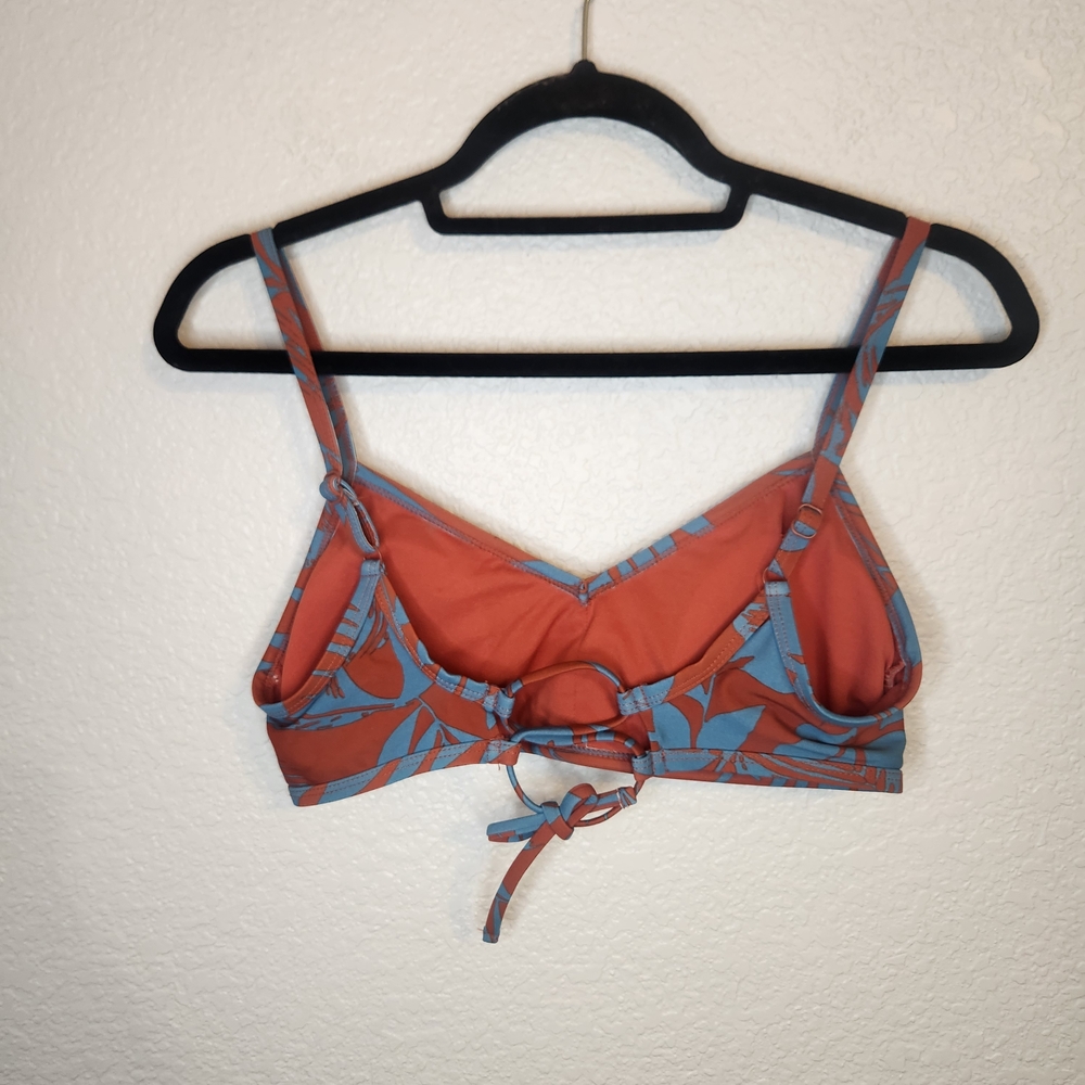 Kona Sol Women's Bralette Bikini Top Multicolor Floral Tropical Print S - Picture 7 of 13